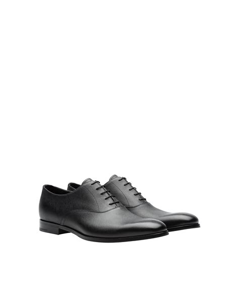 prada saffiano dress shoes|Black Saffiano Leather Oxford Shoes .